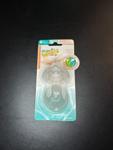 NIB Evenflo Balance + Wide Neck Nipple 8m+ Fast Flow X-Cut 2 Pack