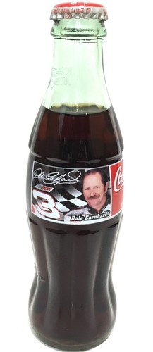 Botella de Coca Cola de colección Dale Earnhardt NASCAR #3 8 OZ - Imagen 2 de 3
