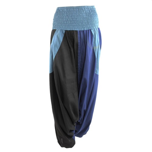 Goahose Pumphose hellblau blau schwarz - Picture 1 of 9