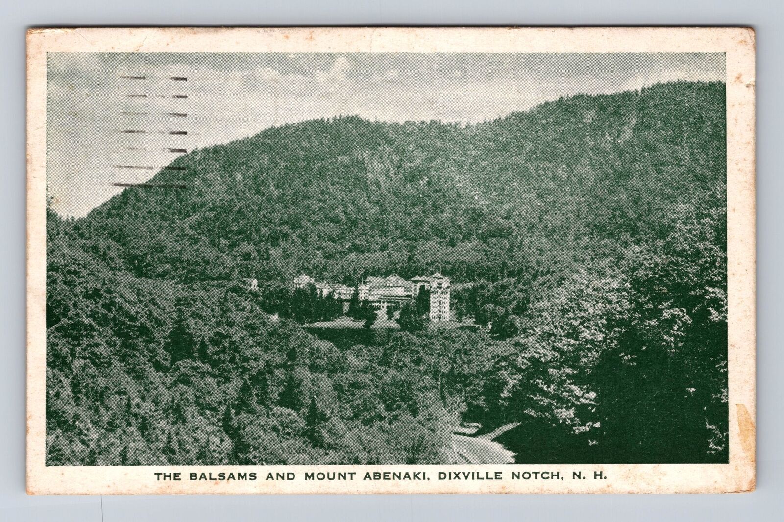 Dixville Notch NH-New Hampshire, The Balsams, Abenaki, Vintage c1936 Postcard