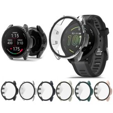 For Garmin Forerunner165 Watch Frame Case Glass Film PC Shell Screen Protectors