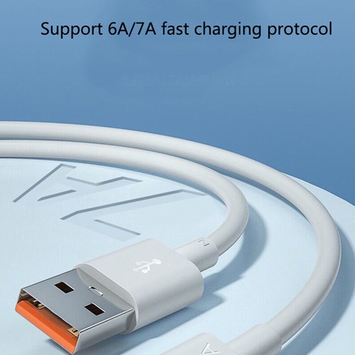 7A 100W Type C USB Cable Super-Fast Charge Cable for Huawei Xiaomi Sams~m' G1 - Picture 7 of 16