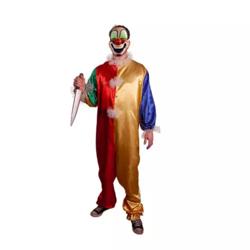 Original High Quality Scary Party Halloween (1978) Adult Clown Costume with Mask
