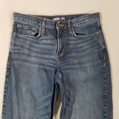 Old Navy jeans men's 32x34 loose straight blue stretch denim pants retro preppy - Picture 2 of 11