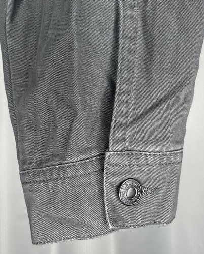 RIP CURL THE SEARCH MEN'S JACKET CREW NECK LONG SLEEVE BUTTON UP GREY SIZE XL - Picture 8 of 9