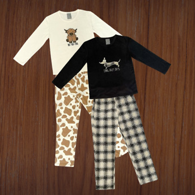 Home & Living Applikation Comfort Pyjama Set Nachtwäsche Kuschelqualität schöne Kleidung
