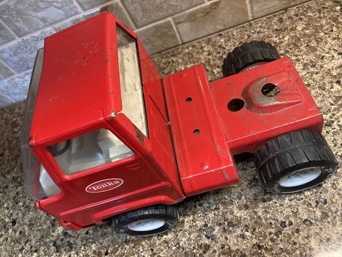 Vintage 1970's Tonka Car Carrier Hauler w/ 2 Cars Pressed Steel - Picture 23 of 24