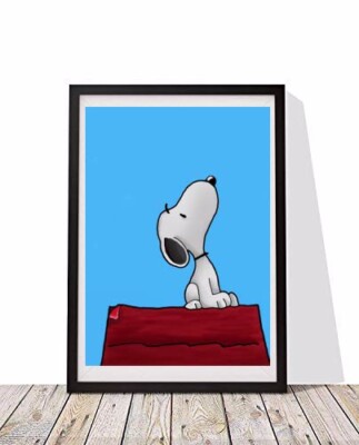 Snoopy Illustration Kunstdruck A1 signiert, limitiert auf 500 Drucke
