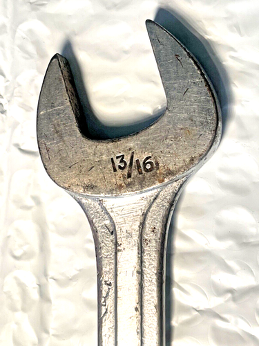BLUE - POINT SUPREME S2526 25/32" x 13/16" OPEN - END WRENCH, 9.75" LONG *USA* - Picture 6 of 6