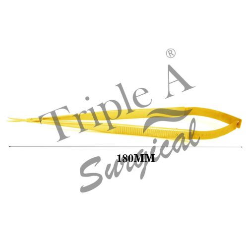 New Gold coated 4pcs Kamiyama Type Micro Scissors neurosurgery instruments - Picture 4 of 4