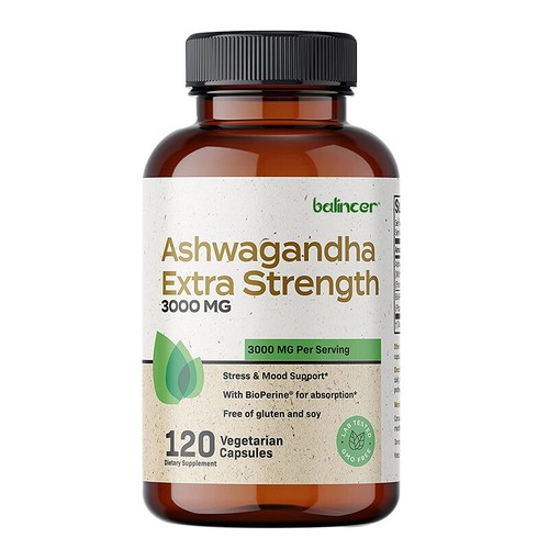 Ashwagandha Extra Strength 3000 Mg - Stress And Mood Support, Increased Energy - Picture 12 of 15