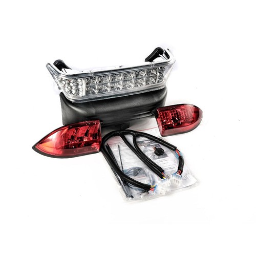 Deluxe Golf Cart LED Light Kit for Club Car Precedent 2004-up, with Horn Brake - Picture 3 of 11