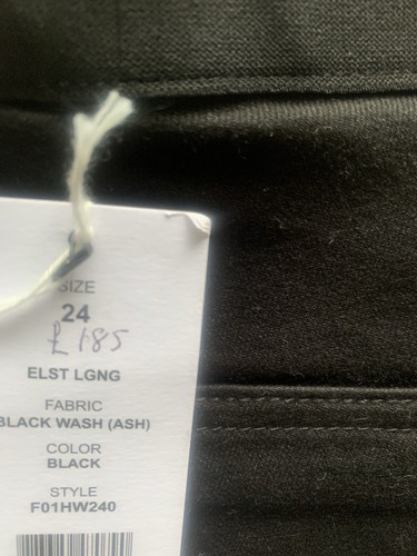Jeans negros Helmet Lang S:24 nuevos con etiquetas - Imagen 4 de 8