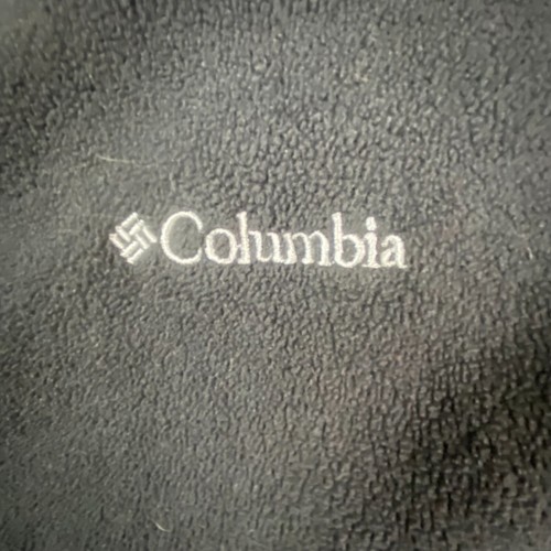 Columbia Vest Jacket Mens Large Black Fleece Mock Neck Full Zip Pockets - Picture 5 of 18