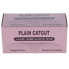 House Brand Dentistry 103151 Plain Gut Absorbable Sutures C-31 3/0 18" 12/Bx