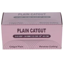 House Brand Dentistry 103151 Plain Gut Absorbable Sutures C-31 3/0 18" 12/Bx