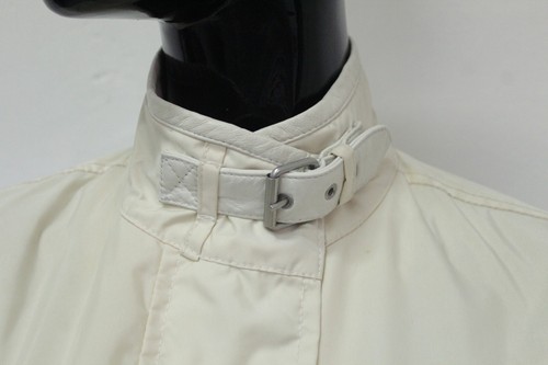 Giubbotto Belstaff Donna Taglia 44 Bianco Panna Giacca Invernale Giubbino Jacket - Foto 4 di 24