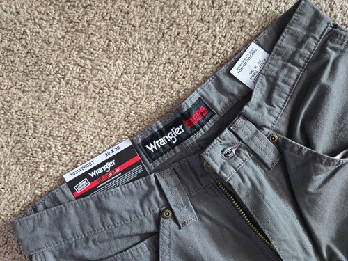 Wrangler RIGGS Workwear Ripstop Ranger Mens Cargo Pant 30x30 Slate Gray - Picture 3 of 5