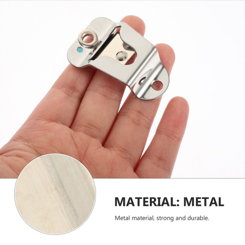 2 Sets Microphone Back Clip Metal Support Holder Cb Hangers - Zdjęcie 3 z 12