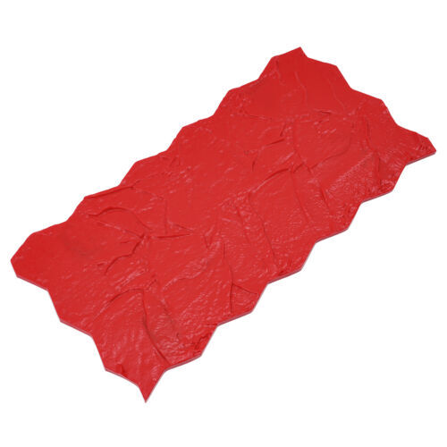 60*30 Cm Red Concrete Texture Mold W/ Carrying Handles For Courtyard Paths - Picture 14 of 14