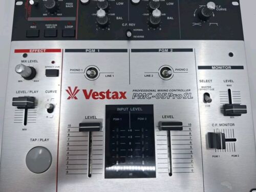 Vestax PMC-05 Pro SL Professional DJ Scratch Mixer-No Power Supply-Parts Only - Picture 3 of 6