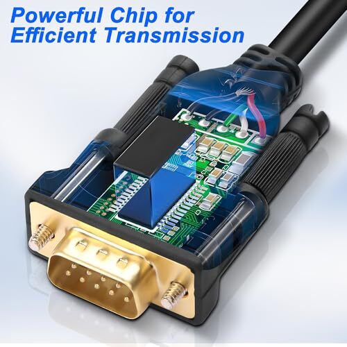 USB Type C to RS232 DB9 Serial Adapter Cable Male to Male Converter Cord PL23... - Picture 4 of 7