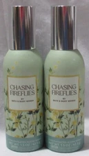 Bath & Body Works Concentrated Room Spray Set Lot of 2 CHASING FIREFLIES