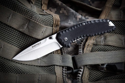 Sheffield Shiloh Assisted Open Knife 3.5 Inch Tactical Knife EDC Survival 12166 - Picture 7 of 8