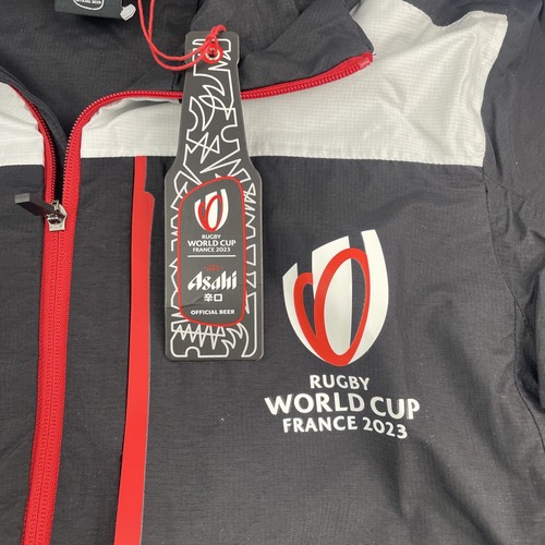 Authentic 2023 Rugby World Cup France Zip Jacket Hood Mens Medium - Foto 2 di 10