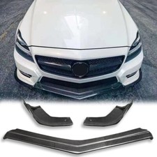Carbon Fiber Front Bumper Lips For MB CLS-Class W218 CLS63 11-14