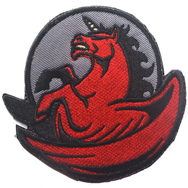PEGASUS UNICORN 3D ARMY MORALE BADGE TACTICAL PATCHES EMBROIDERED HOOK