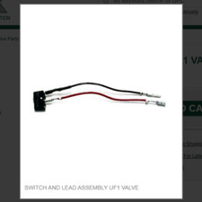 SWITCH AND LEAD ASSEMBLY UF1 VALVE # 4263
