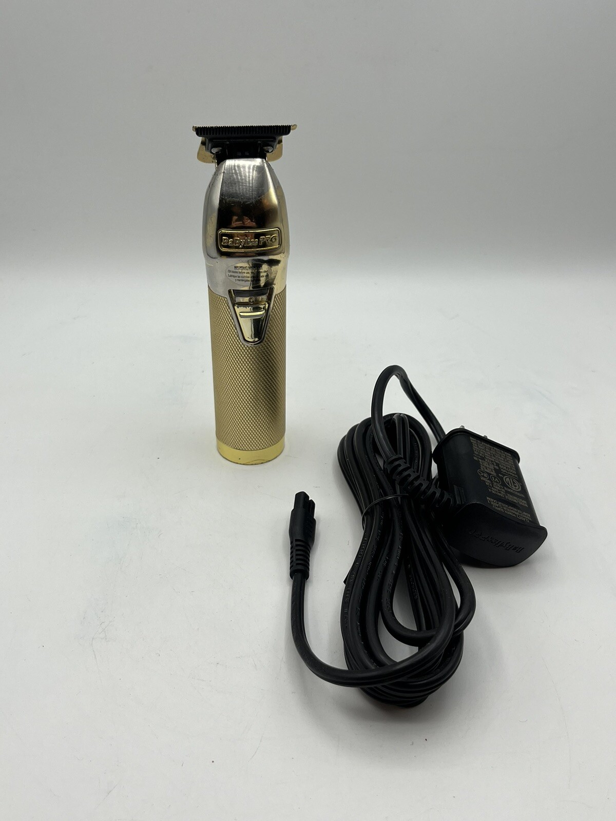 BaByliss PRO GOLD FX TBlade Outlining Cordless Trimmer FX787G "USED