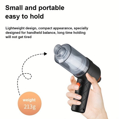 Compact Cordless Vacuum Cleaner 1 Set Multifunctional Handheld Vacuum Cleaner - Afbeelding 8 van 12