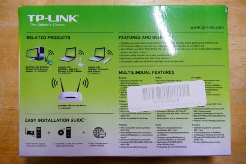 TP-Link 300Mbps Wireless N PCI Express Adapter TL-WN881ND - New Open Box - Picture 2 of 2