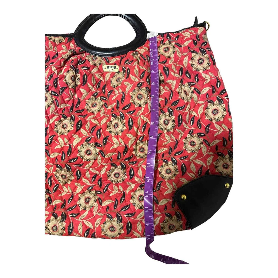 Bolso pequeño Maggie B rojo estampado floral Foto 4 de 4