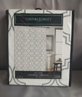 Cynthia Rowley Fabric Shower Curtain 72" x 72" - Geometric Design - NIP