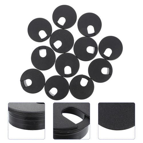 12 PCS Kabellochabdeckung Schreibtisch-Kabel-Organizer Drahtlochabdeckung - Afbeelding 8 van 12