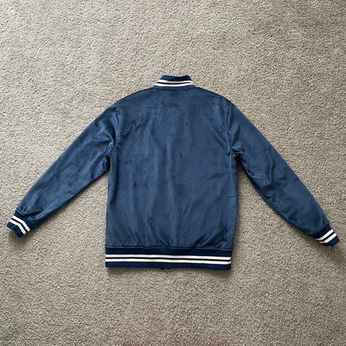 Bernini Beverly Hills BLAUE VELOURS JOGGINGHOSE OBERTEIL JACKE Herren Größe Small SM - Bild 5 von 13