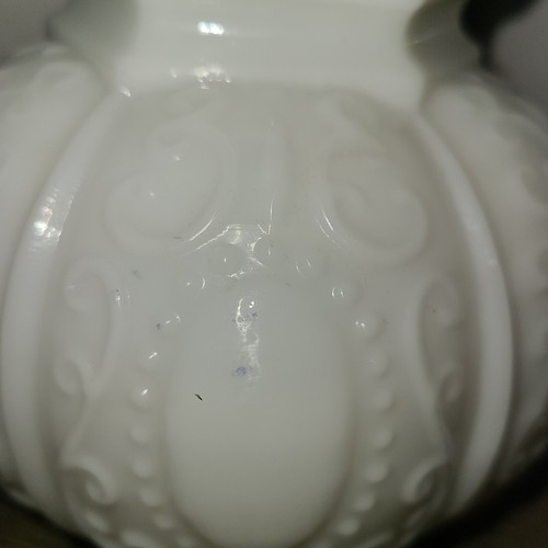 Lámpara de vidrio esmerilado linterna pantalla cubierta Hobnail vintage - Imagen 2 de 11