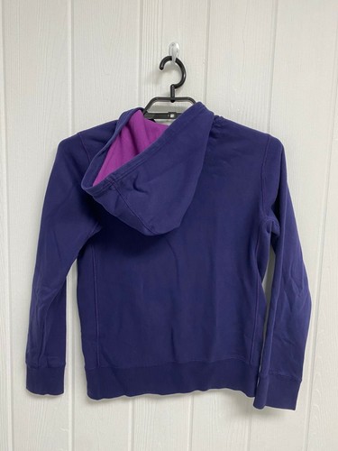Nike Girls Purple Fleece Hoodie Jacket full zip up pockets Size L - Picture 3 of 10