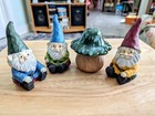 Gnomes And Toadstool 4 Piece Lot Mythical Creatures Three Gnomes And A Mushroom