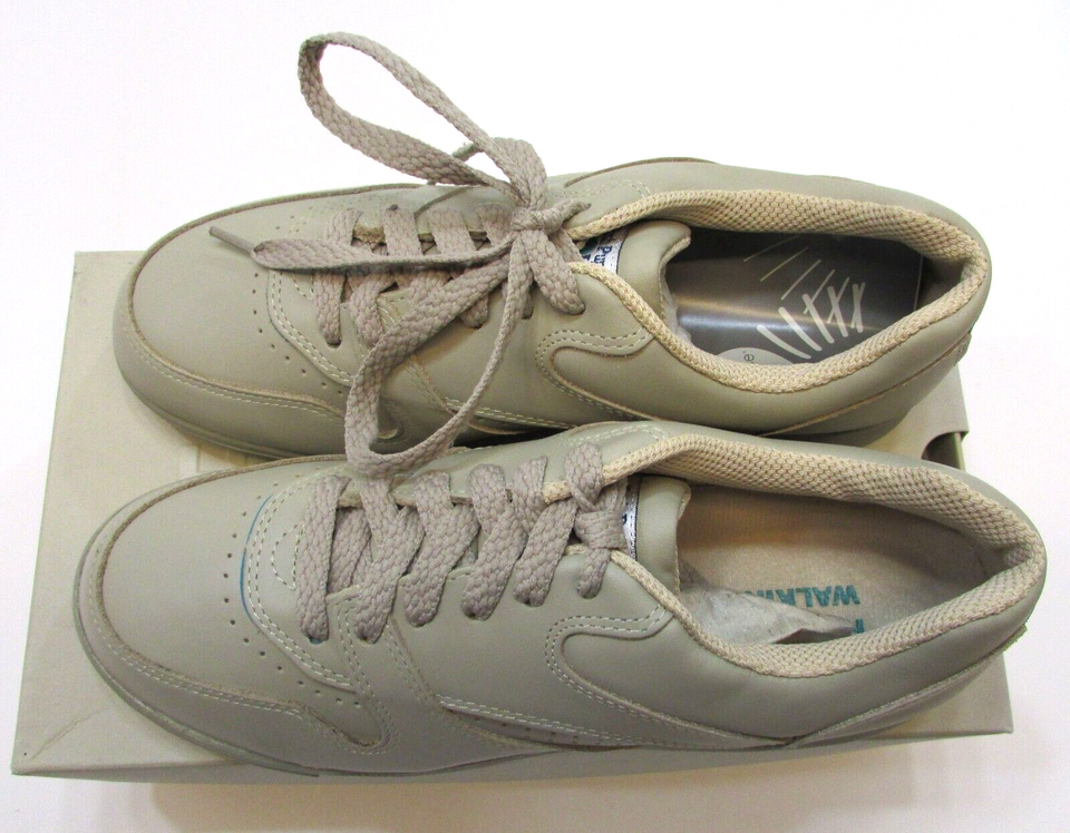 New Hush Puppies Women's Upbeat Stone Leather Bounce Walking Shoes Sz 7