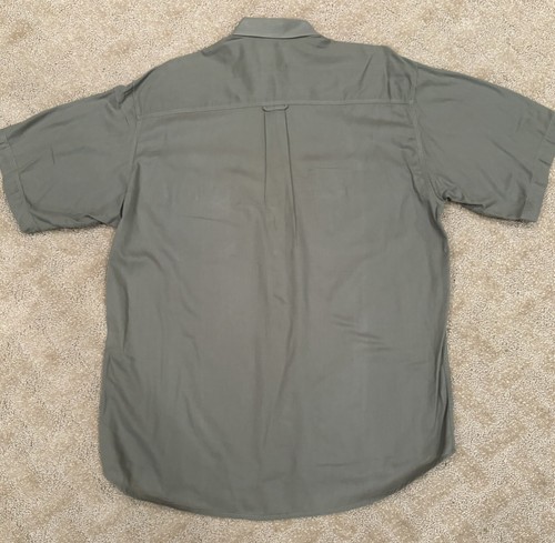 Enro Traditions Men's Short Sleeve Sage Button Down Shirt With Front Pockets LT - Picture 2 of 4