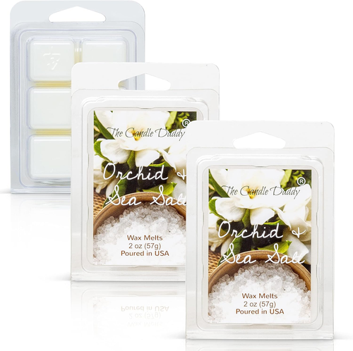- Orchid & Sea Salt - Crisp Floral Orchid & Sea Salt Scented Melt- Maximum Scent - Picture 2 of 12