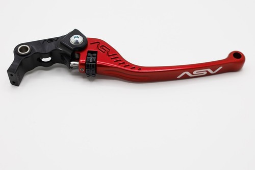 ASV Triumph Speed Four 2003-2006 F3 Long Red Front Brake Lever - Picture 2 of 4