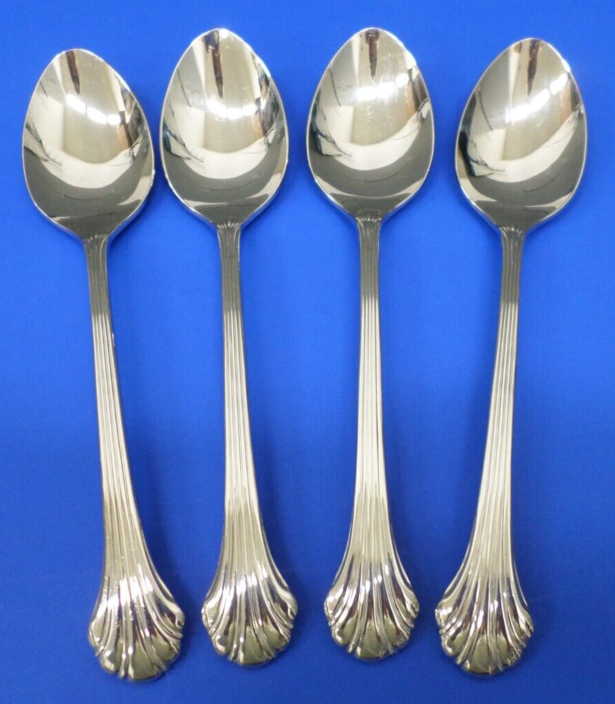 4 Gorham QUINTETTE Glossy 18/8 Stainless Japan Flatware 6 3/4" SOUP