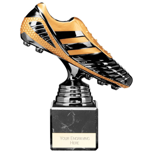 Black Viper Legend Football Boot Trophy black & Gold - FREE Engraving TH22043 Black Viper Legend Football Boot Trophy black & Gold - FREE Engraving TH22043