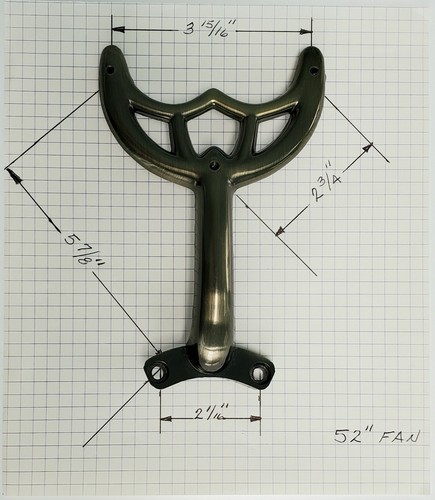 52 Antique Brass Ceiling Fan Blade Arm Replacement Bracket Hunter Hampton Bay - Hampton Bay 52 Ceiling Fan Blade Arms 52 Antique Brass Ceiling Fan Blade Arm Replacement Bracket Hunter Hampton Bay - Hampton Bay 52 Ceiling Fan Blade Arms
