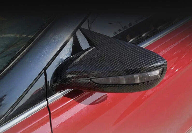 Exterior Ox Horn Rear View Side Mirror Cover Trims For Hyundai Sonata 2011-2014 - Image 3 of 4